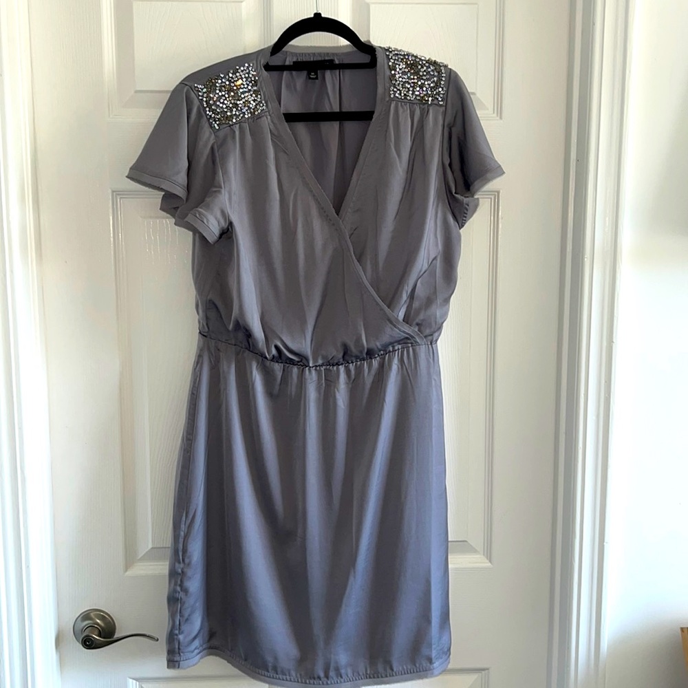 Banana Republic Embellished Shoulder Dress
